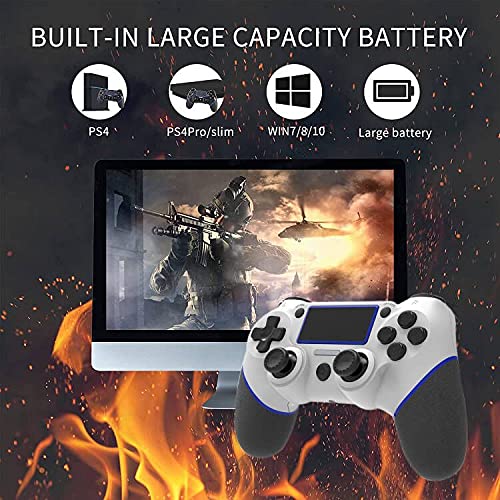 Mando Ps-4 Mando Inalámbrico para Ps-4/ PC / Android Gamepad Wireless Bluetooth Controlador para P4 con Vibración Doble Remoto Joystick