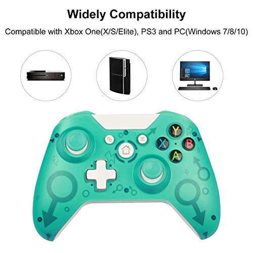 Mando Xbox One inalámbrico compatible con PC Windows 7 / 8 / 10 , PS3 Joystick para juegos, Gamepad Xbox series x con diseño ergonómico mejorado