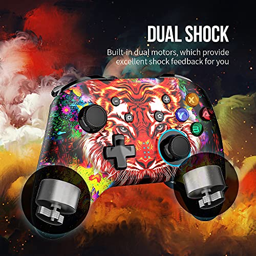 Mandos para Switch/Lite/OLED/Pro, [Regalos Navidad] EasySMX Mandos para Switch Lite, Wireless Controller for Switch con Batería, 5 Velocidades de Vibración de Ajuste, Turbo y Luces, Gamepad for Swith