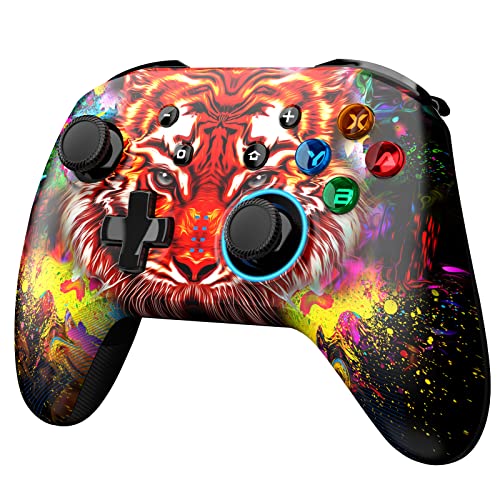 Mandos para Switch/Lite/OLED/Pro, [Regalos Navidad] EasySMX Mandos para Switch Lite, Wireless Controller for Switch con Batería, 5 Velocidades de Vibración de Ajuste, Turbo y Luces, Gamepad for Swith