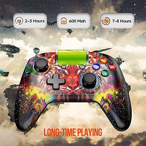 Mandos para Switch/Lite/OLED/Pro, [Regalos Navidad] EasySMX Mandos para Switch Lite, Wireless Controller for Switch con Batería, 5 Velocidades de Vibración de Ajuste, Turbo y Luces, Gamepad for Swith