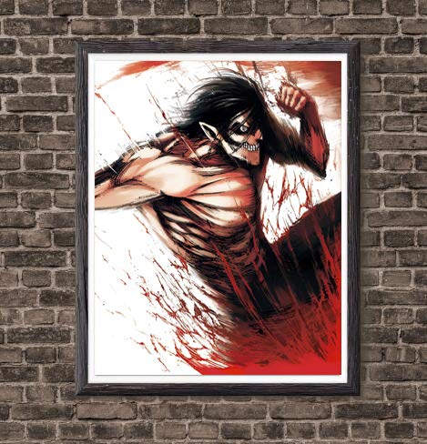 Manga Anime - Póster digital para pared, 8 x 10 pulgadas, sin marco, 8 unidades