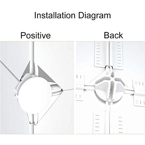 ManLee 40pcs Conectores de Cubos de Plástico Cubo de Rejilla de Alambre Conector Armario Modular para Accesorios Armario Modular Rejilla Estantería Organizador de Armario Cierre Hebilla Clip Blanco