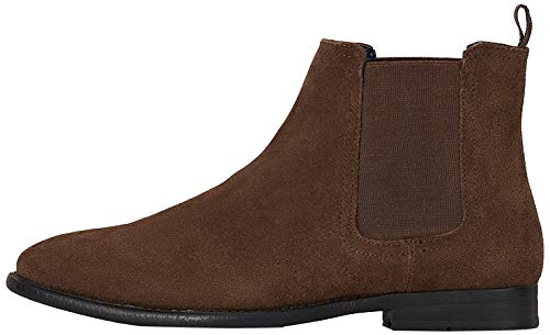 Marca Amazon - find. Arbor_HS01 Botas Chelsea, Marrón (Chocolate Brown Chocolate Brown), 41