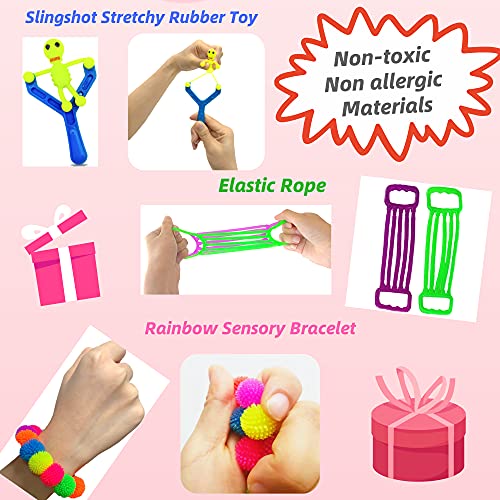 MarckersHome Ensemble de jouets agités Pack de jouets agités con Cube infini Pousser la bulle 14 piezas Autismo Alivio del estrés Anti-ansiedad sensorial apretar el aula Oficina Regalo niños adultos