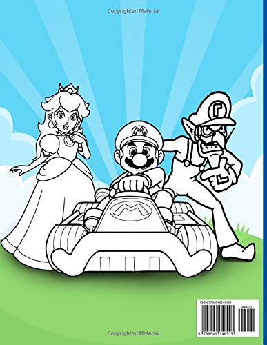 Mario Kart Coloring Book: Adults Coloring Books