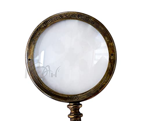 Maritime Museum Store Big Steam Punk C-3024 - Lupa de latón antiguo (11 cm)