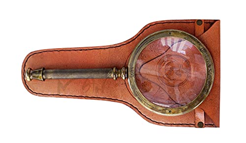 Maritime Museum Store Big Steam Punk C-3024 - Lupa de latón antiguo (11 cm)