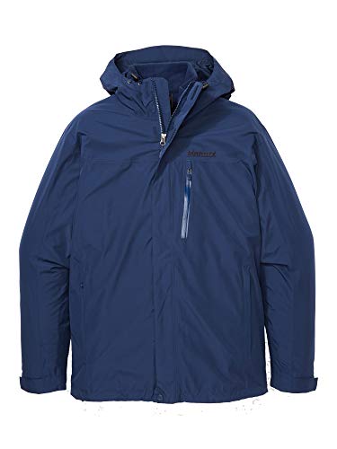 Marmot Ramble Component Jacket Impermeable rígido, Chubasquero, Resistente al Viento, Resistente al Agua, Transpirable, Hombre, Arctic Navy, M
