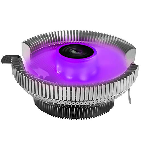 Mars Gaming MCPU1RGB - Disipador de CPU RGB Flow, 9cm, PWM 4pin, diseño Slim