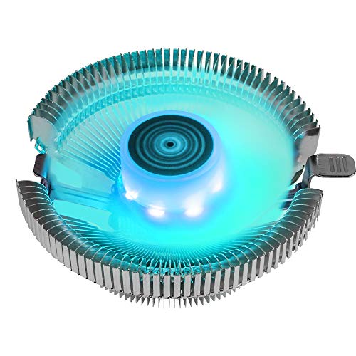 Mars Gaming MCPU1RGB - Disipador de CPU RGB Flow, 9cm, PWM 4pin, diseño Slim