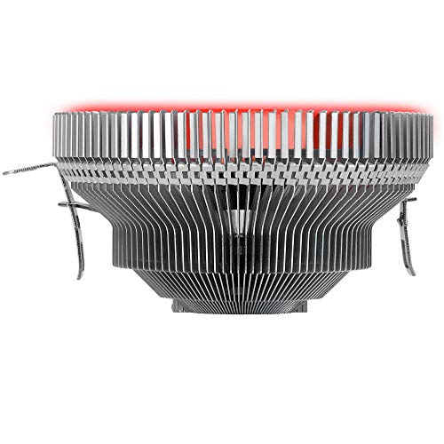 Mars Gaming MCPU1RGB - Disipador de CPU RGB Flow, 9cm, PWM 4pin, diseño Slim