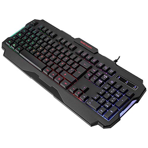 Mars Gaming MRK0, Teclado Gaming, RGB Rainbow, Antighosting, Layout Español