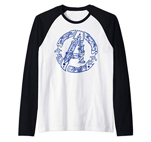 Marvel Avengers Steam Punk Chest Logo Camiseta Manga Raglan