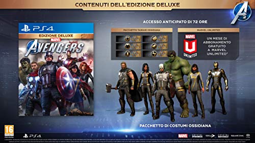 Marvel's Avengers - Deluxe Edition - Day-One - PlayStation 4 [Importación italiana]