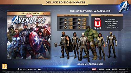 Marvel's Avengers Deluxe Edition - PlayStation 4 [PEGI-AT] [Importación alemana]