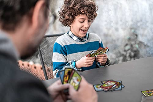 Mattel Games Juego de cartas UNO Minecraft, juego de mesa para niños + 7 años (Mattel FPD61)