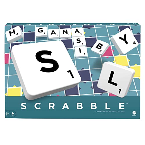 Mattel Games Scrabble original, juegos de mesa para adultos y niños a partir de 10 años (Mattel Y9594)