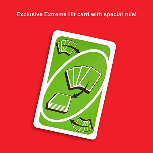Mattel Games Uno Extreme Card Game with Electronic Launcher