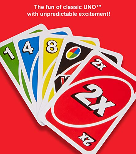 Mattel Games Uno Extreme Card Game with Electronic Launcher