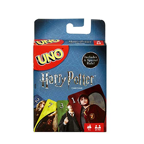 Mattel Games UNO - Harry Potter, Juego de Cartas Para Niños, Multicolor, FNC42