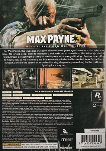 Max Payne 3 マックス・ペイン 3 (輸入版) - Xbox 360 [並行輸入品]
