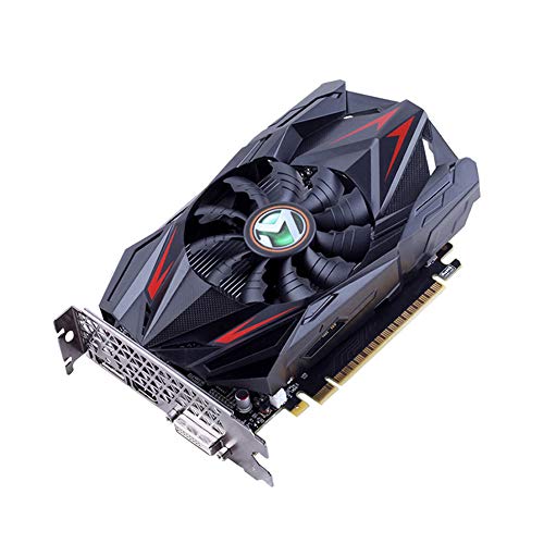 MAXSUN GEFORCE GTX 1050 Ti 4 GB GDDR5 128 bits Video Gaming Tarjeta gráfica GPU Mini ITX diseño, DisplayPort, HDMI, DVI-D, sistema de refrigeración de ventilador único