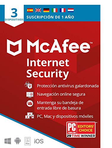 McAfee Internet security 3 dispositivos