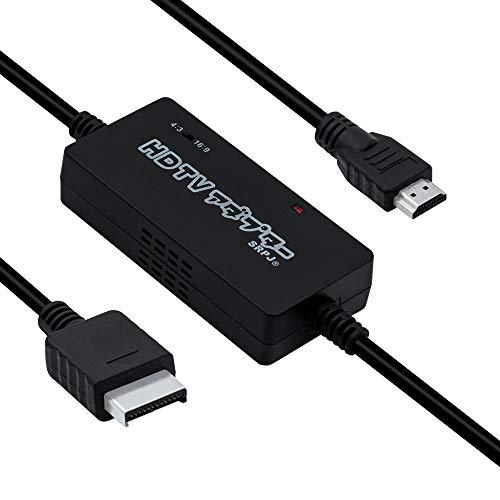 Mcbazel 2M HDMI Conversión HDTV Cable Para PS / PS2 a HDTV Admite 720p / audio estéreo / 16: 9/4: 3 Relación de aspecto(Se debe utilizar una fuente de alimentación USB adicional)