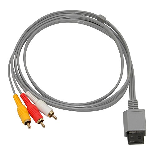 Mcbazel Cable AV de audio compuesto para consola Wii y Wii U