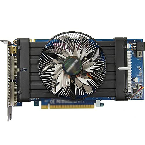 MDZZ Fit for GIGABYTE Original GTX 550Ti 1GB 192Bit GDDR5 Tarjetas de Video para Nvidia Geforce GTX 550 Ti HDMI DVI Usado GTX 650750Tarjeta gráfica de computadora