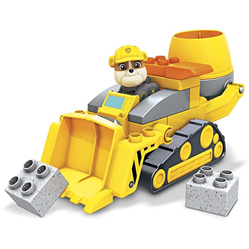 Mega Bloks Coche para construir, 3 Vehículo de juguete de bloques de construcción, regalo para niños +1 año, Mattel GYW91
