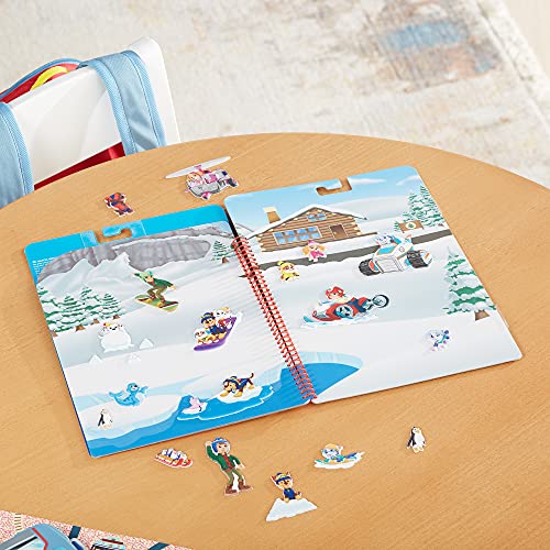 Melissa & Doug, PAW Patrol, Adesivi Morbidi la Montagna di Jake, 27 adesivi riutilizzabili
