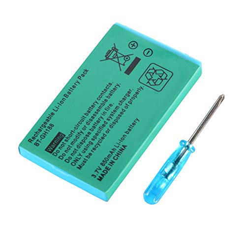 Memoru - Batería de Ion de Litio Recargable para Nintendo Gameboy Advance GBA SP y Herramienta de reparación (3,7 V, 850 mAh)