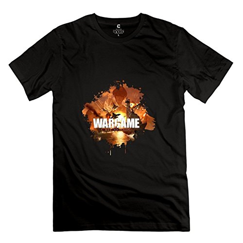 Men's Wargame Red Dragon Game T Shirt S Black