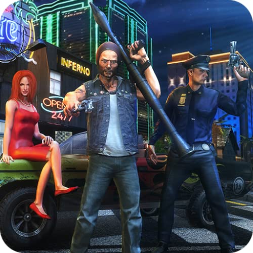 Mente criminal en Vegas City Ganglands Hard Time Shooter Survival 3D: Miami Auto Theft Gangster Kill Crime City Simulator Misión Juegos de aventuras gratis para niños 2018