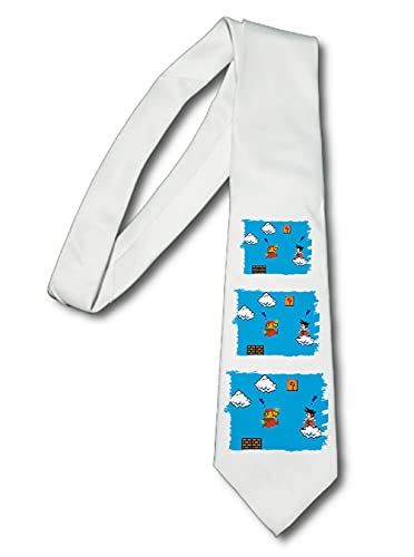 MERCHANDMANIA Corbata Elegante Goku Retro 8 bits Dragon Ball Suave Poliester