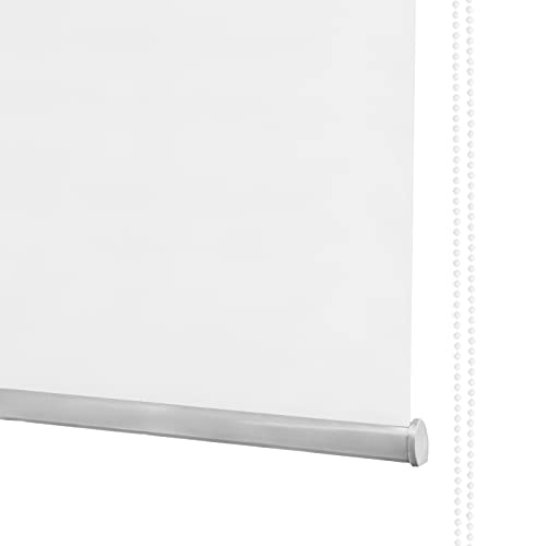 MERCURY TEXTIL-Estor Enrollable translúcido Liso (Blanco, 135x180cm)
