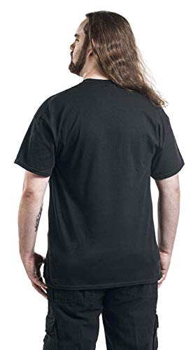 Meroncourt Doom Classic Logo Camiseta, Negro (, XXL para Hombre