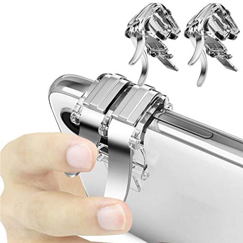 Metal Smartphone Mobile Gaming Trigger para Pubg Gamepad Móvil Fuego Objetivo Botón L1R1 Key Shooter Pubg Controlador Disparadores