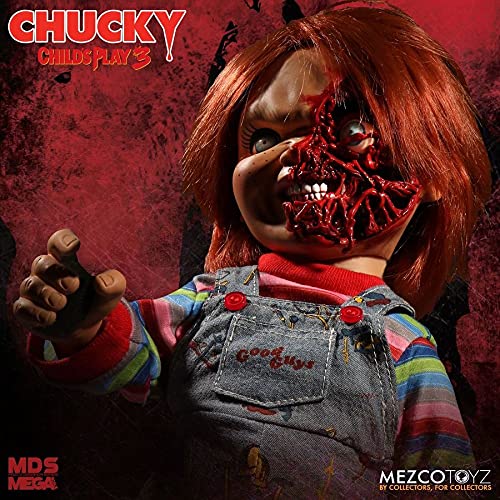 Mezco Child'S Play 3: Chucky Talking Doll Pizza Face Version Standard