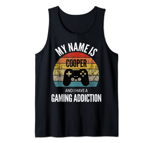 Mi nombre es Cooper y tengo una adición a juegos Camiseta sin Mangas