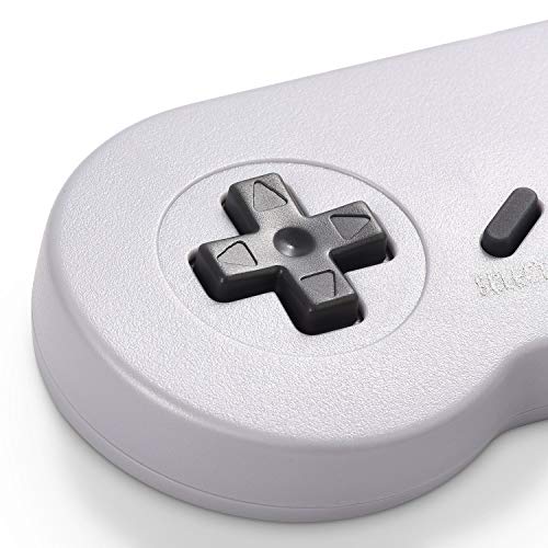 miadore - Controlador USB inalámbrico para emulador SNES, 2,4 G, USB, mando para videojuegos, palanca de mando, SNES, controlador de juego para Windows PC Mac y RetroPie, 2 unidades