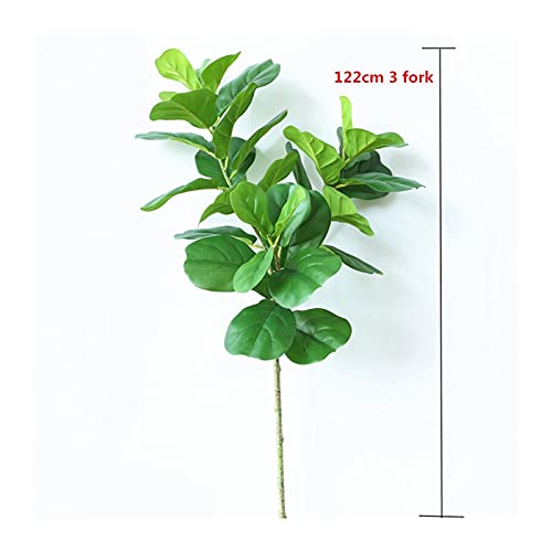 MiaoMiao 60-12 2 cm 3 Fork Artificial Banyan Branch Ground Fake Fake Plantas Realista Plástico Palmera Bricolaje Sala de Estar Hogar Dectorio Service (Color : 65cm 2fork)