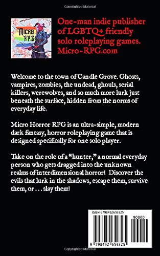 Micro Horror RPG: Solo Pen & Paper Roleplaying Game (Micro RPG Core Series)