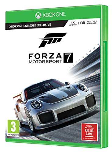 Microsoft Forza Motorsport 7 Standard Edition Básico Xbox One Inglés vídeo - Juego (Xbox One, Conducción, Modo multijugador, E (para todos), Soporte físico)