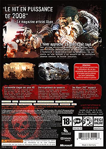 Microsoft Gears of War 2, Xbox 360 (FR) - Juego (Xbox 360 (FR), Xbox 360, Shooter, M (Maduro))