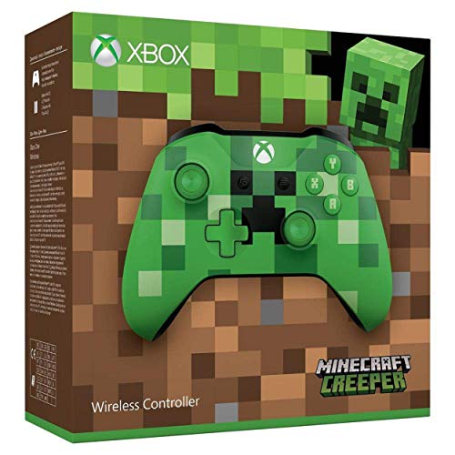 Microsoft - Mando Inalámbrico: Edición Limitada Minecraft Creeper (Xbox One), verde