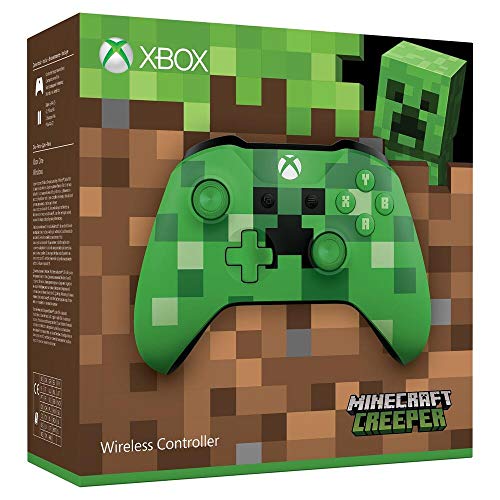 Microsoft - Mando Inalámbrico: Edición Limitada Minecraft Creeper (Xbox One), verde