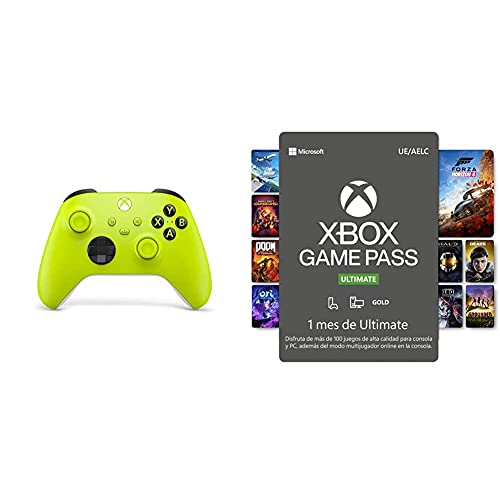 Microsoft Mando Xbox Electric Volt + Suscripción Xbox Game Pass Ultimate 1 Mes | Xbox/Win 10 PC Código de descarga